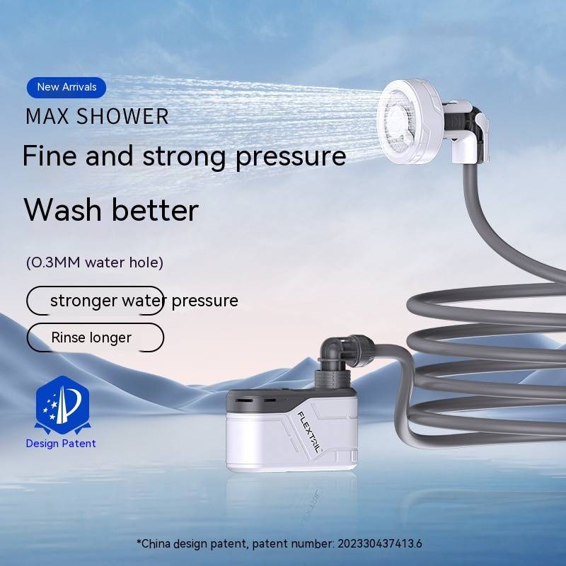 Camping Wireless Electric Shower – Portable Rechargeable Outdoor Shower