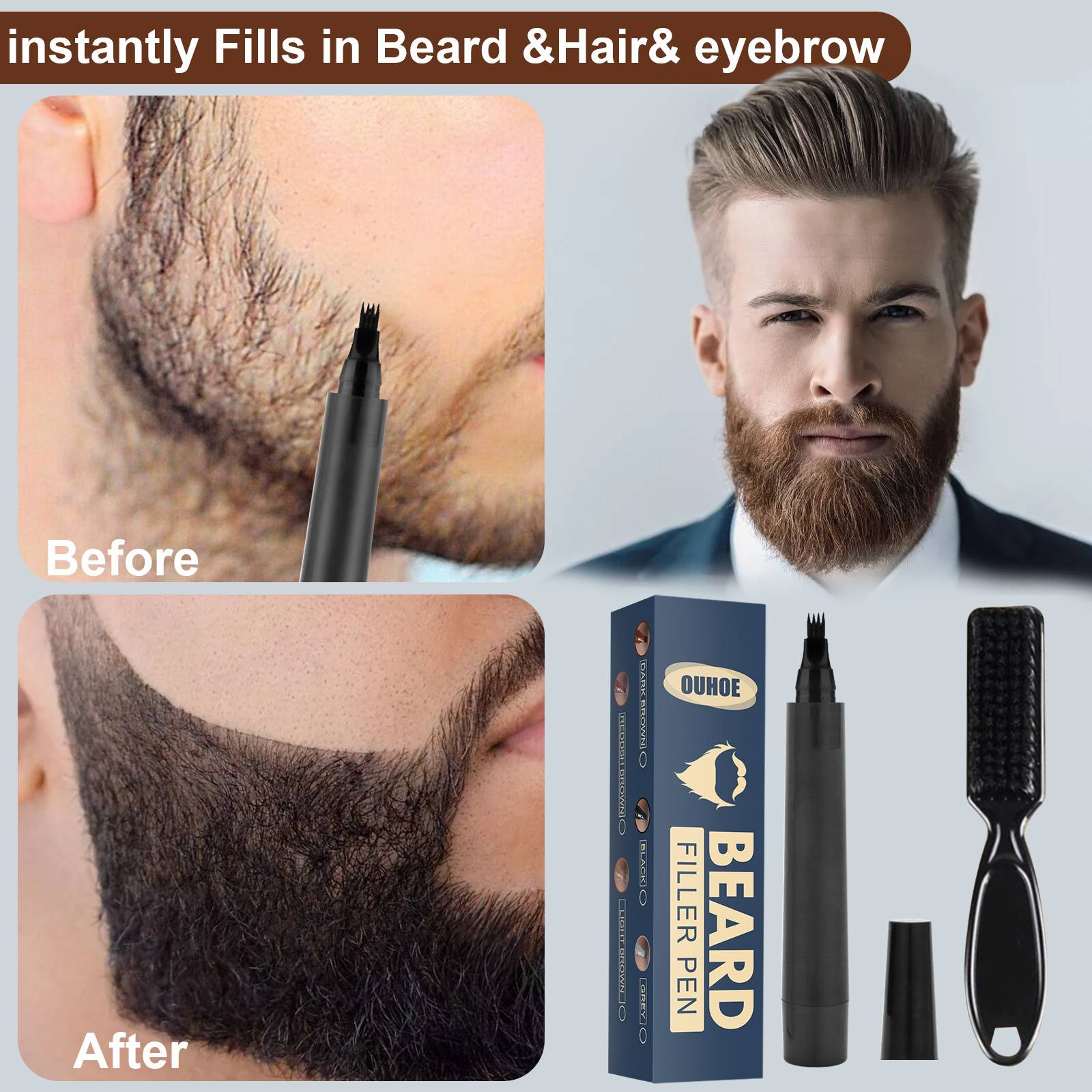Beard Filler Pen Kit